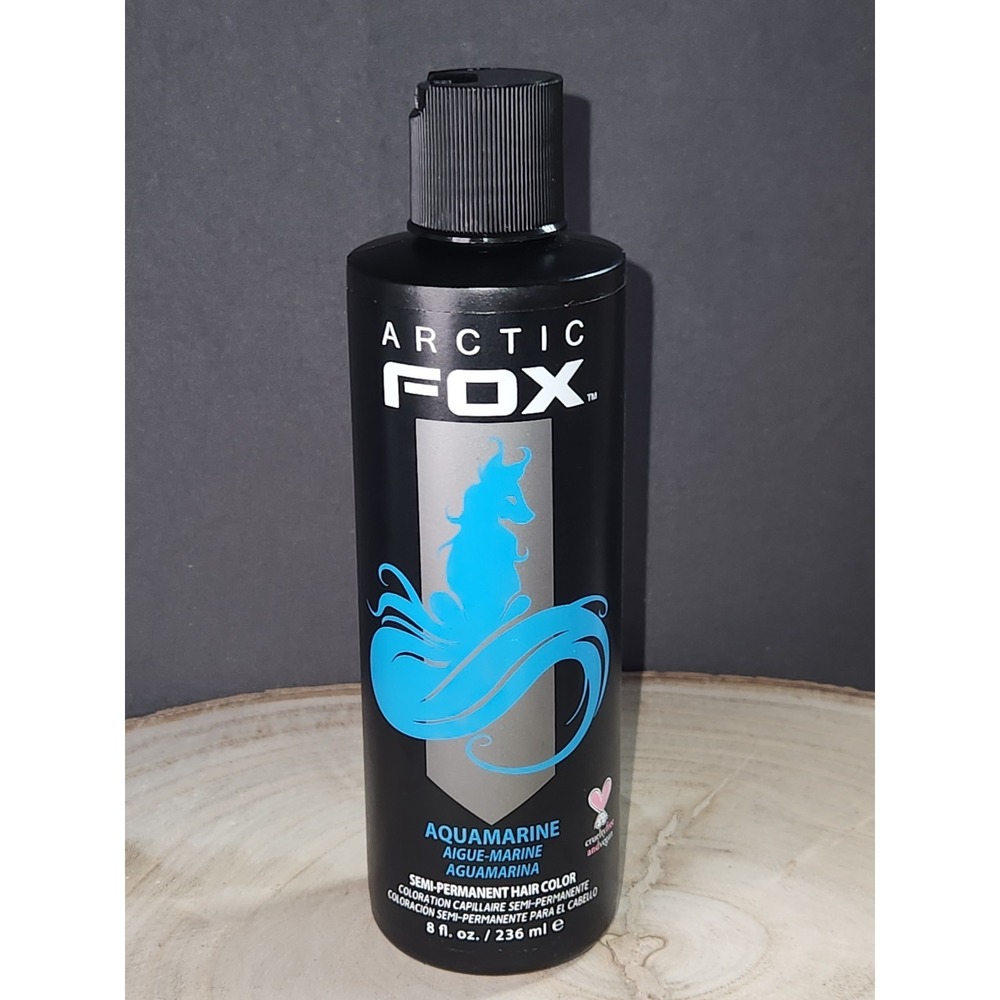 ARCTIC‎ FOX-SEMI-PERMANENT-HAIR DYE- 100% VEGAN, CRUELTY-FREE  #AQUAMARINE 8 Oz